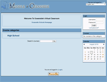 Tablet Screenshot of moodle.oceansideschools.org